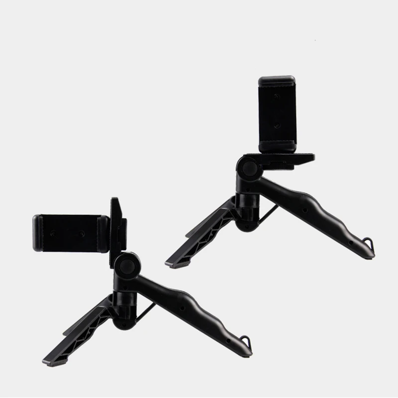 Portable Folding Mini Tripod Stand for Selfie Stick Adjustable Webcam Stand Desktop Stabilizer Mini Camera Tripod