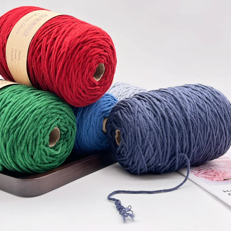 Latest tufting yarn tuft frame trimmer use 100%Acrylic knitting 8 strand handmade for tufting rug
