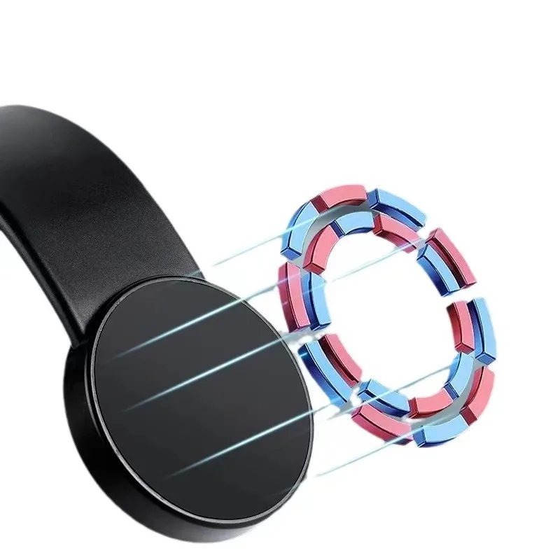 Strong magnet dashboard flexible bendable adhesive car plate holder magnetic car phone holder 360 rotation magnet phone holder