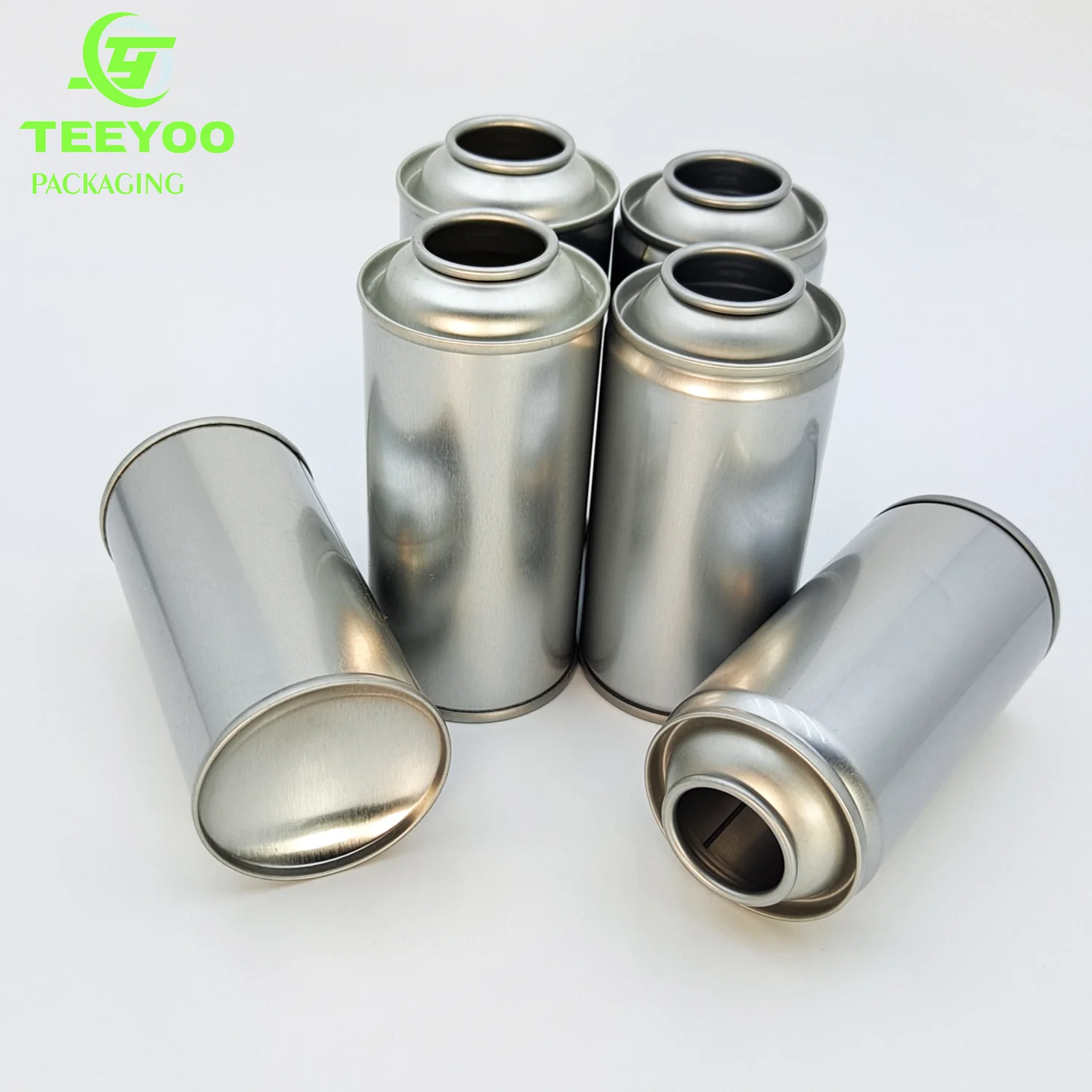 2024 Hot Sale Foam can Customized Logo Printed Aerosol Tin Can Plain Coating for Hair Spray Fresher Deodorant Spray