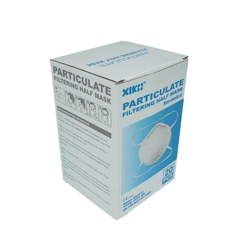 
5 Ply KN 95 FFP 2 Custom Mask GB2626-2019 Standard Filter Face Mask with Valve 5 Ply Face Respirator Cup Mask 