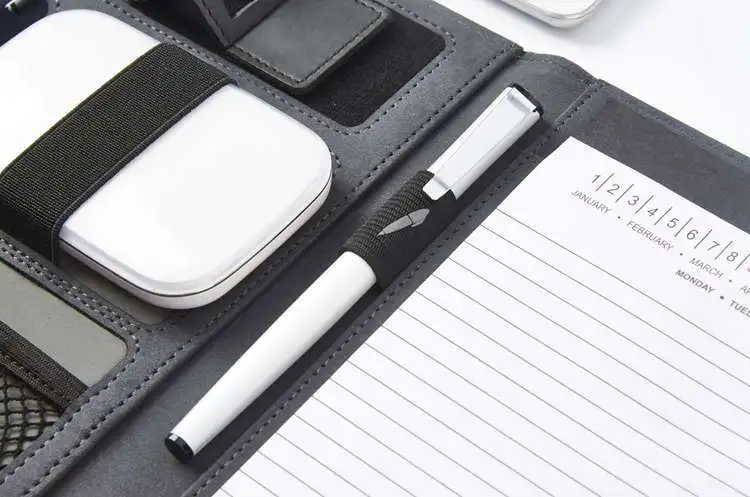 Multifunctional leather business special office folder Factory direct sales