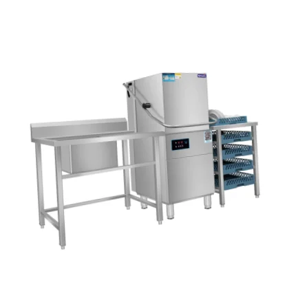 High capacity fully automatic commercial dishwasher kitchen equipment hotel restaurant dishwasher