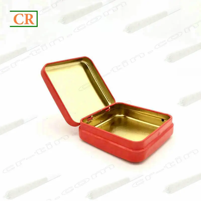 
Hot Square Shape Child-Resistance Tin For Candy Packaging Metal Boxes With Custom Design 