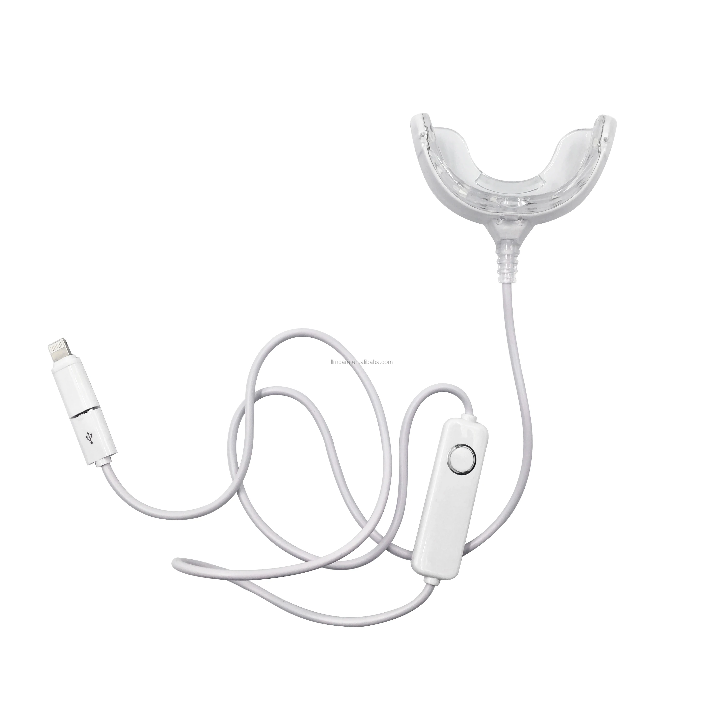 Hot selling home gel Led  teeth whitening light Tooth bleaching kit