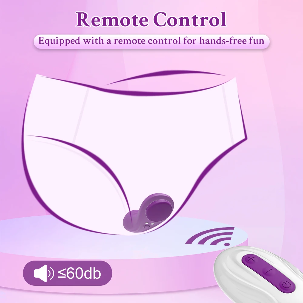 New silicone 10-frequency wireless remote control wearable massage vibration masturbator adult sex toy