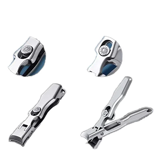 Professional Large Opening Anti-Splash Nail Clippers Set Stainless Steel Manicure Beauty Tool for Pedicure