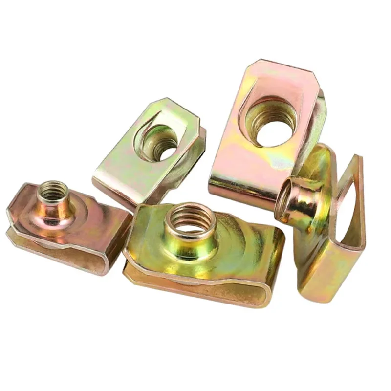 M4 M5 M6 M8 M10 Leaf Plate Spring Speed Clamping Nuts Lock Nut U Spring Clip Nut