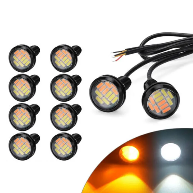 motorcycle turn signal LED Eagle Eye 12V Car Auto DRL Daytime Running Tail Backup Light Lamp