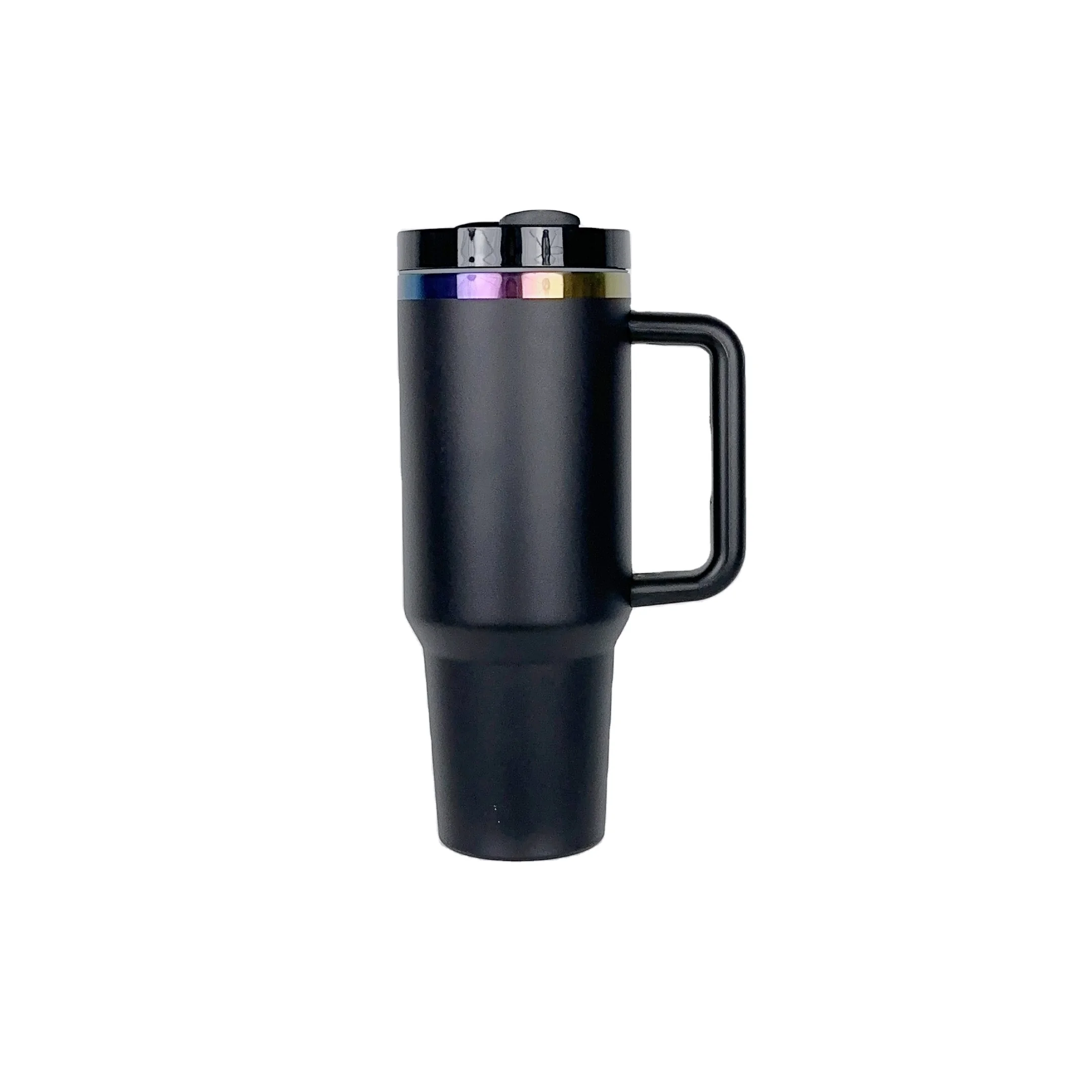 Chroma collection 2024 NEW rainbow plated  H2.0 40oz black chrome   tumbler