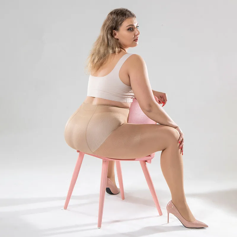 40D Front Plus Crotch Plus Fat Silk Pantyhose Women Sexy Super Thin Stocking Sheer tights