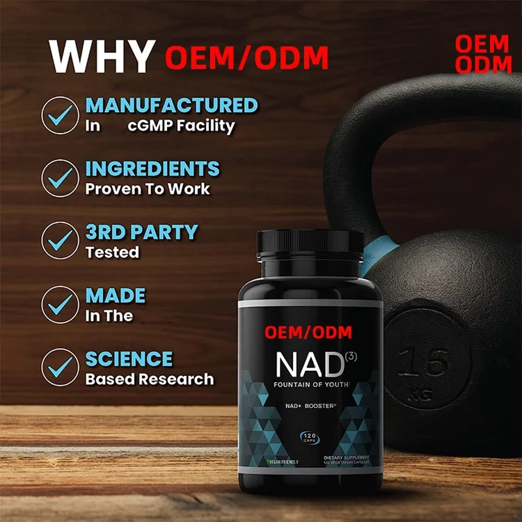 Supplements NAD3 NAD+ Booster Value Size 120 Capsules