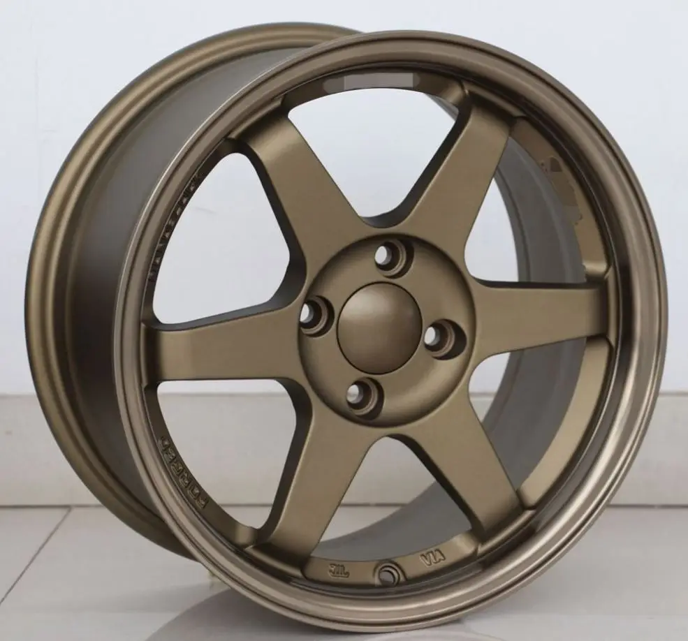 TE37 15 16 17 18 19 20 Inch 4 Hole Alloy Wheel Rim For Cars Jerry Huang