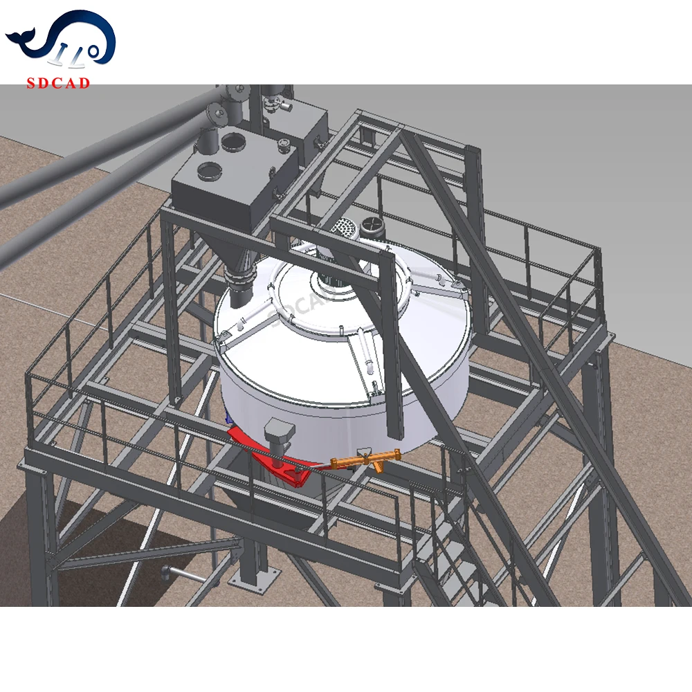 Промышленное оборудование SDCAD вертикальный вал планетарный Бетономешалка для продажи