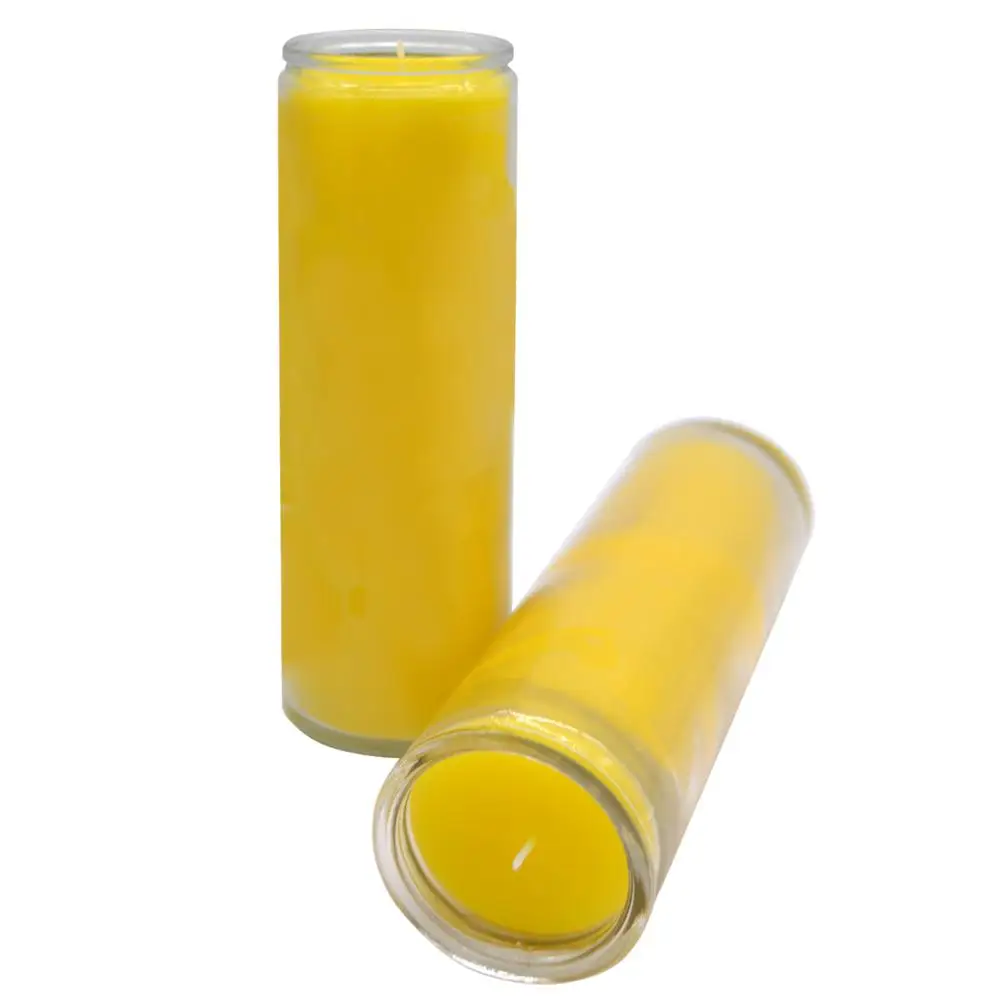 Wholesale Cheap Price 7 Days Votive Candles Spiritual Candles Church Prayer Religious Glass Jar Candles