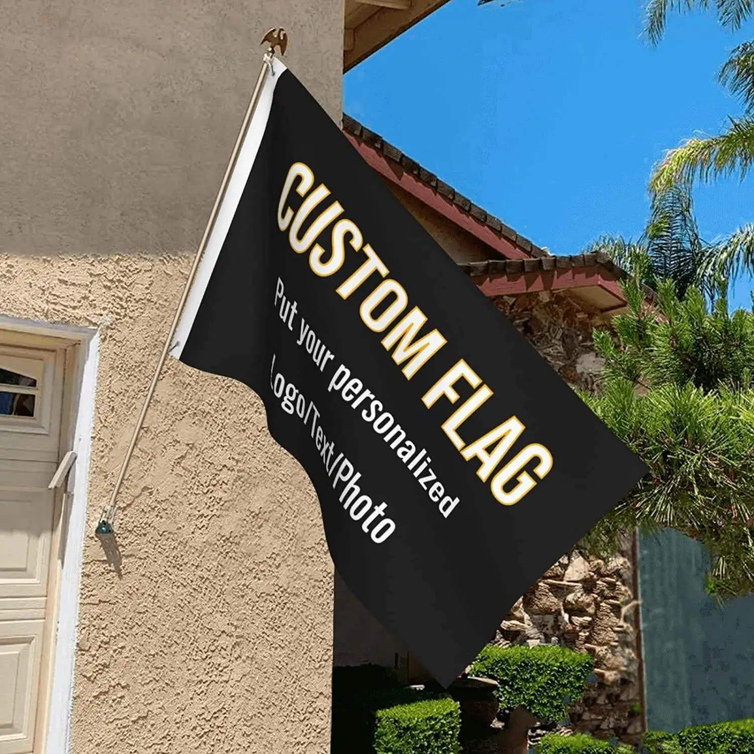 Huiyi Low Price Manufacturer custom Country Flags Promotional Hanging 90X150Cm Custom Flag
