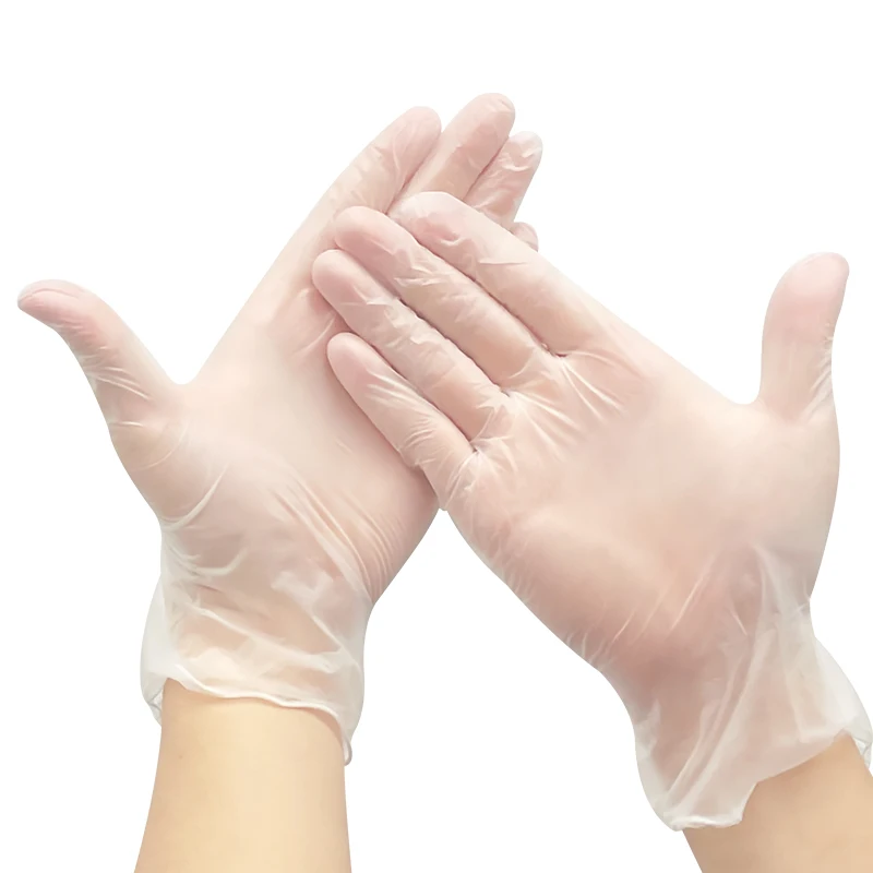 Disposable PVC Guantes Touch screen Guantes kitchen housework food grade protective Guantes wholesale free powder and  free