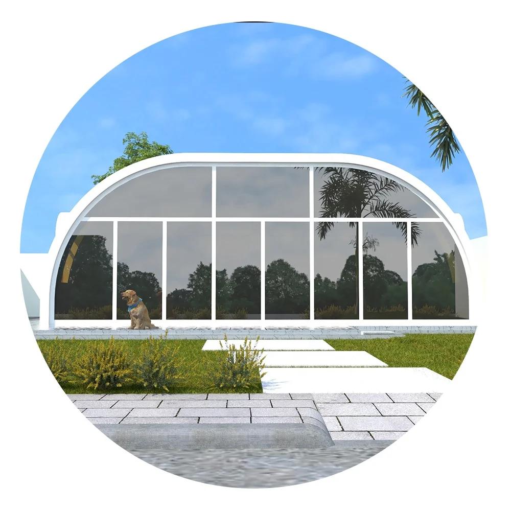 Sala de montaje de tipo Modular igloo Characteristic homestay assembly prefabricated dome house Casa de ocio multiusos