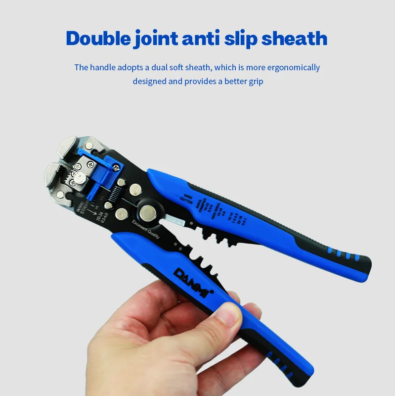 Multi-Function Wire Stripping Tools Cable Cutter Automatic Wire Stripper Cable Stripping Cutting