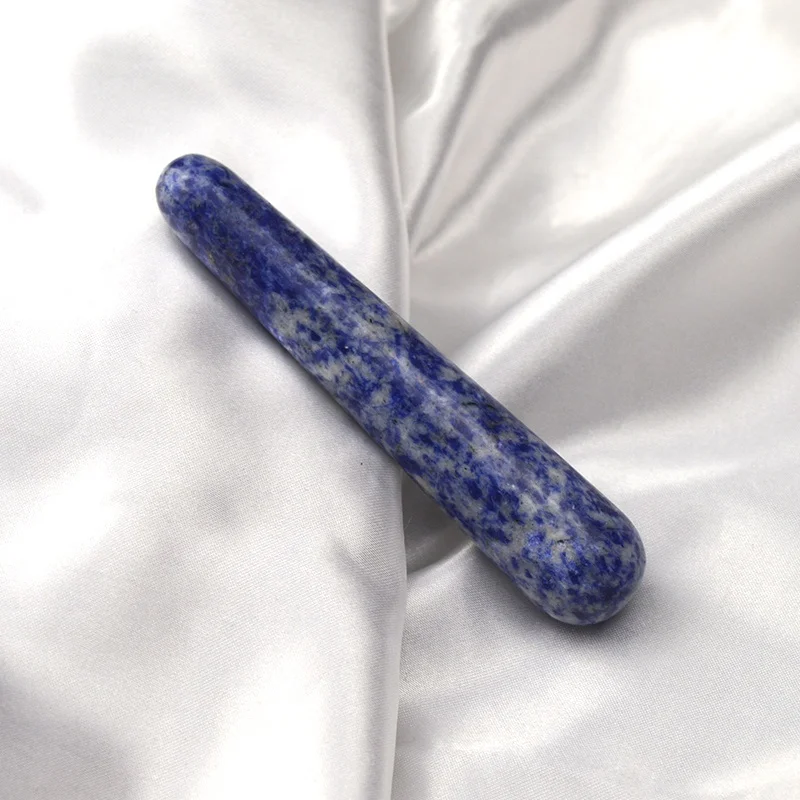 Kegel Exercise Massage Natural Sodalite Yoni Wands Wood Magic Stone Ornament Gifts Gemstone Crafts Pleasure Wand Body Hand