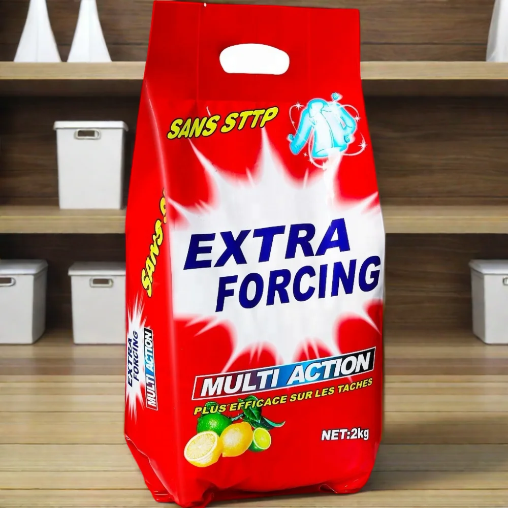 2kg OEM good fragrance factory brand washing powder laundry powder detergent soap powder from China detergent supplier