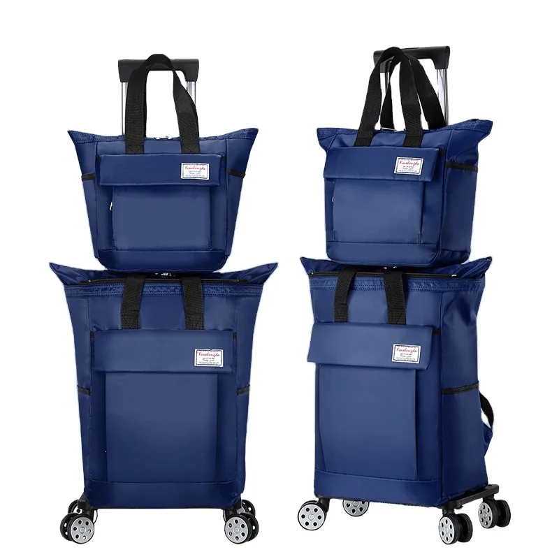 Wholesale Custom Luggage bags Traveling Trolley Wheeled  Bag Tote Storage Outdoor Travel Bags Wheels Suitcase