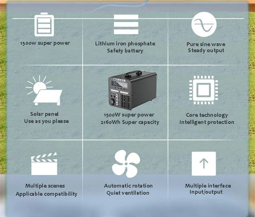 500w jackery solar power generator large capacity outdoor energy storage portable power station for Campers RVs