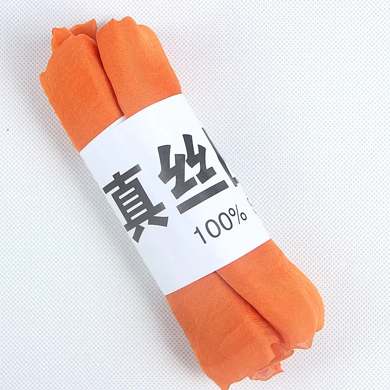 Sun protection beach towel Chiffon solid color thin air conditioning cape sun protection silk scarf for seaside tourism