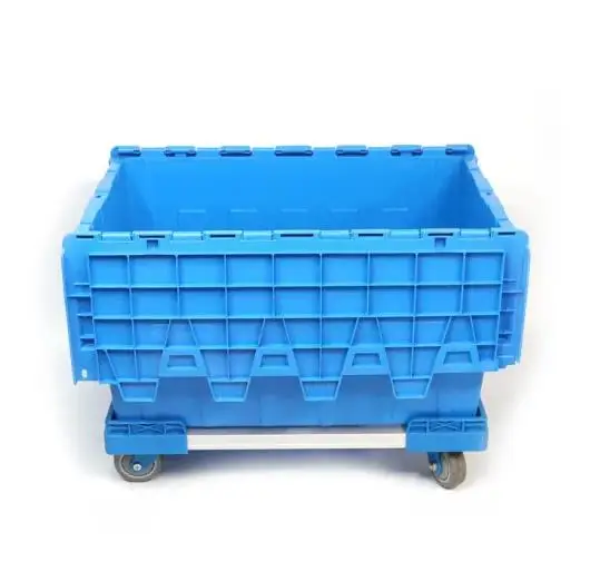 High Quality Closed stackable Plastic logistics box foldable vegetable  plastic crate for fruit and vegetables