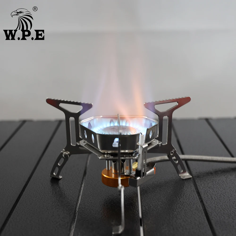 W.P.E 3500-4000W Portable outdoor titanium camping hiking survival pocket for barbecue picnic cooking gas stove
