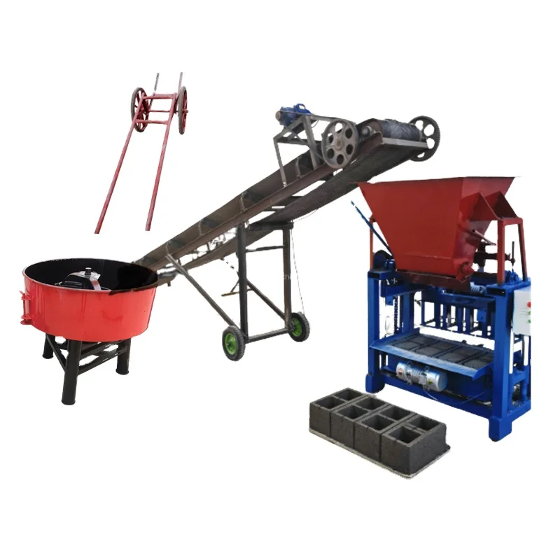 YZ4-35 Automatic Brick And Block Making Machine Production Line  Sale In Zimbabwe Interlockimg Brick Making Machinery Full Set