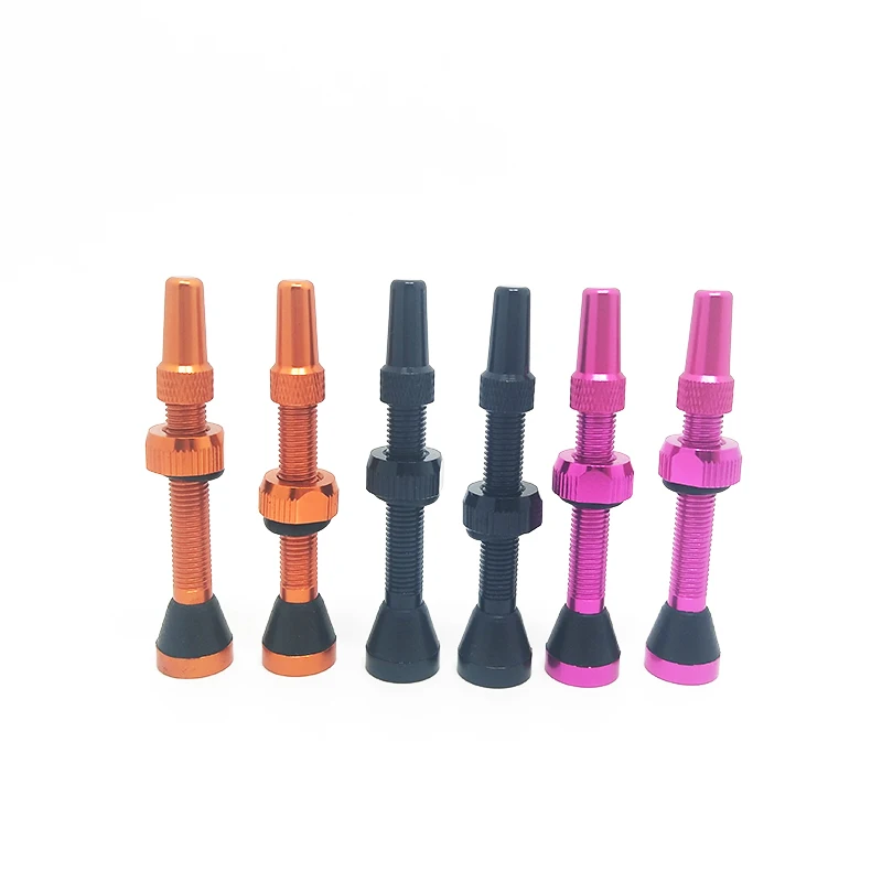 Hot sale Pink Mountain Biking Presta Valve 36mm 40mm 44mm 50mm  60mm 70mm  tubeless valve