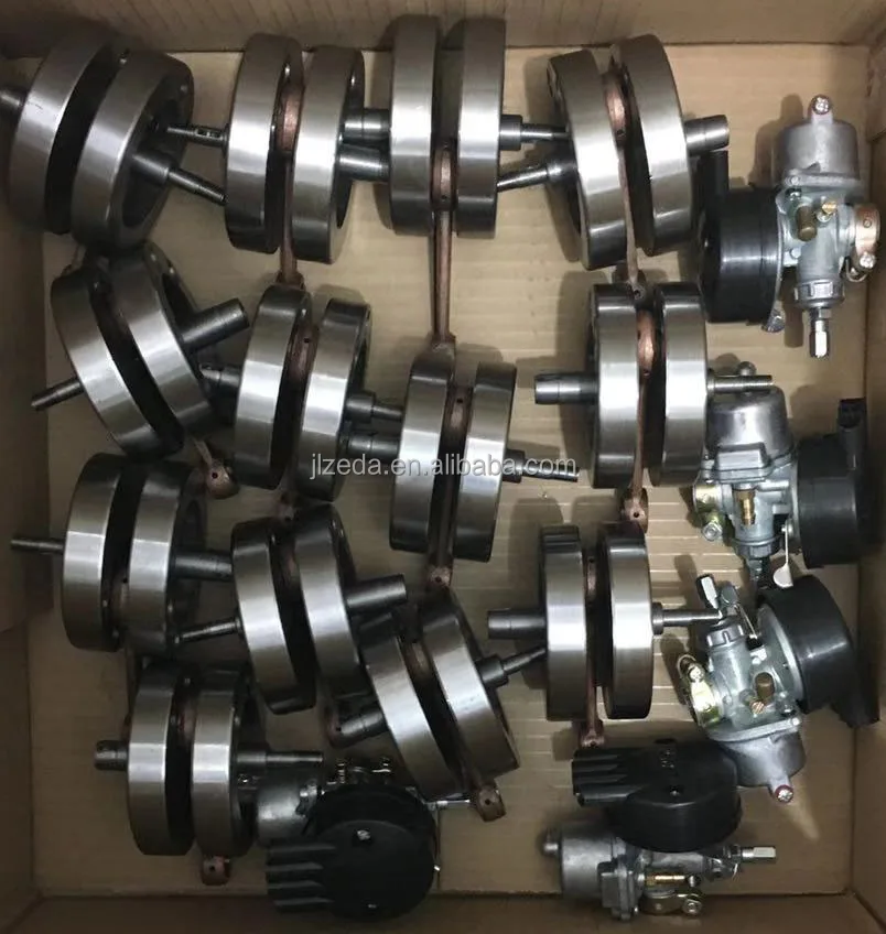 2 Tempos 80cc 100cc motorized bicycle engine unit black/silver engines