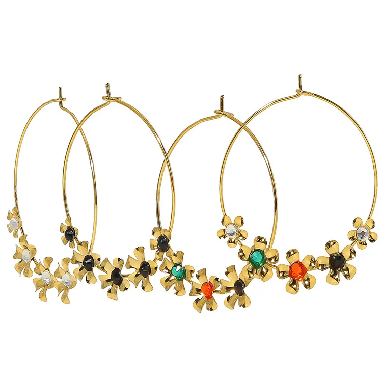 Женские серьги-гвоздики из нержавеющей стали