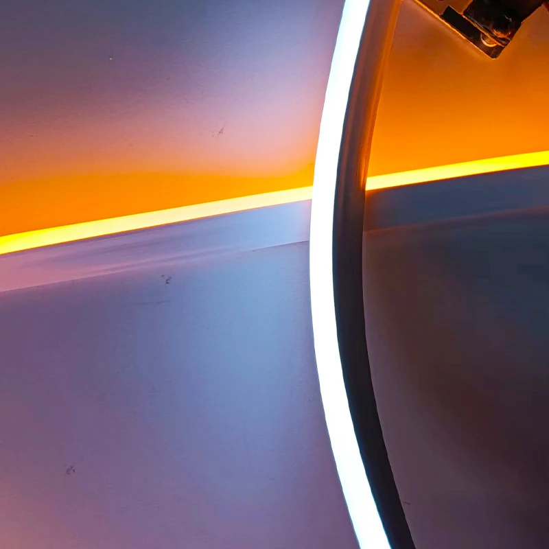 Economical Cuttable 1cm LED Neon Flexible Strip Blue Yellow Orange Colorful Emitting IP67 Garden Bedroom Landscape Custom Copper