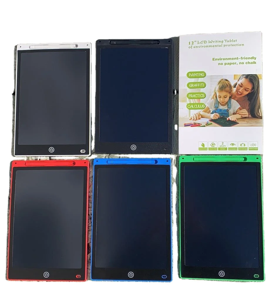 drawing eye protection LCD drawing board 12 inch colorful handwriting one key clearing Electronic LCD handwriting board