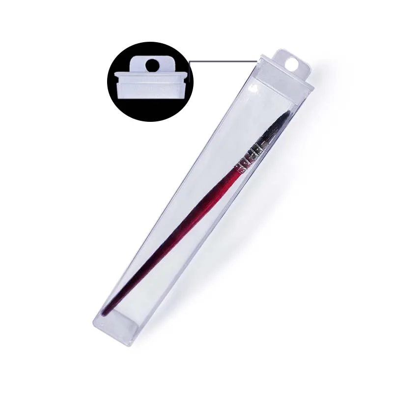 Square Plastic Tube Factory Extrusion Plastic Transparent Tube With Cap Transparent Packing Tube