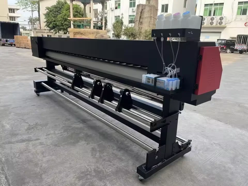 New style high Speed Large Format Eco Solvent printer XP600/I1600/I3200 single/double head Digital Inkjet printer