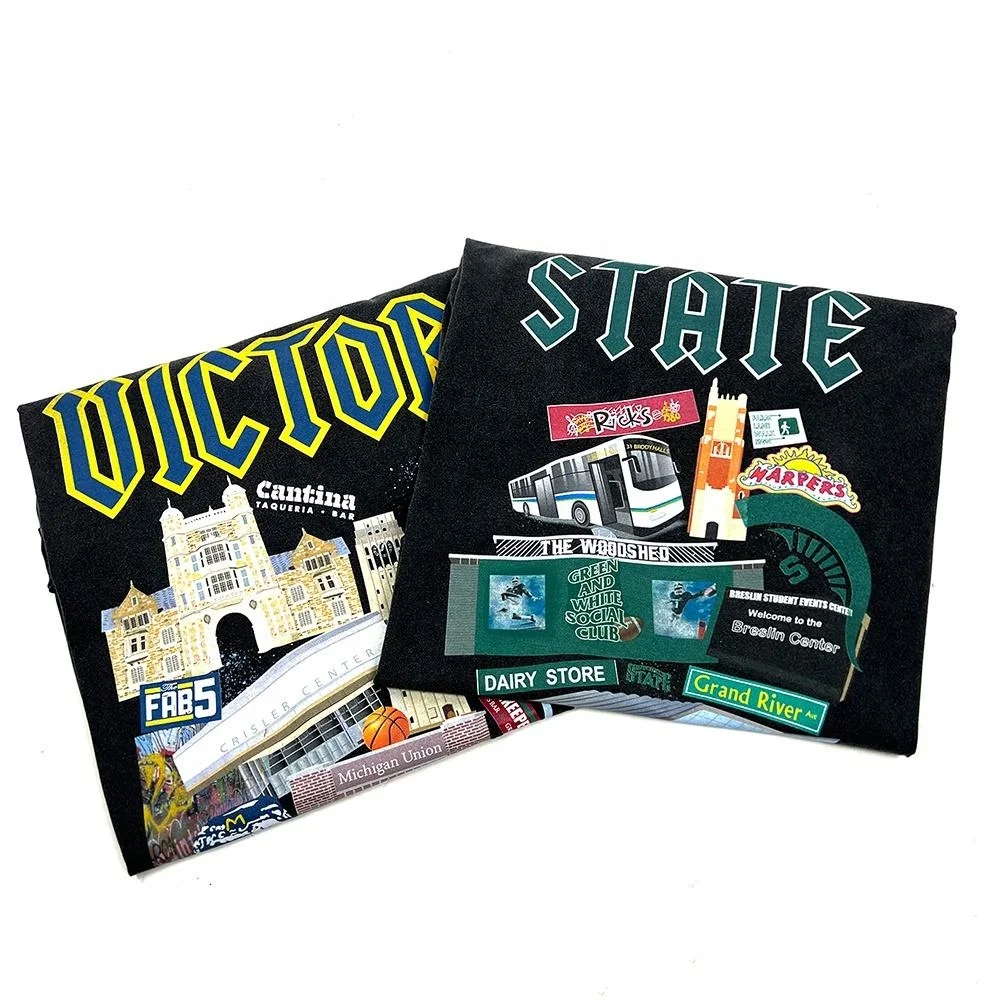 Manufacturers for customs clothes 100% cotton  dtg printing custom logo oversize black t-shirts for men