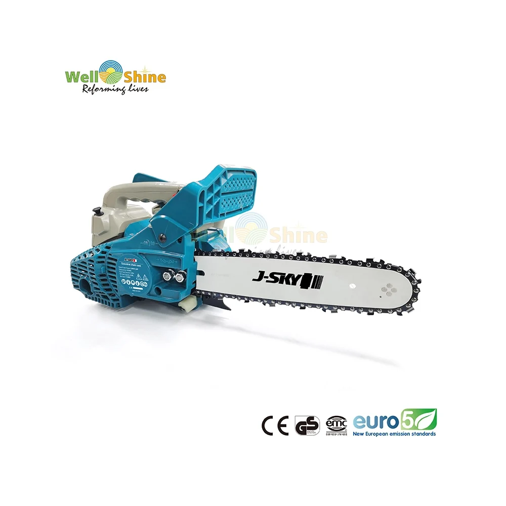 Mini Chain Saw 25cc Gasoline 2500 Top Handle 2 Stroke 2500 one hand chainsaw Chinese Small Professional 25cc chainsaw
