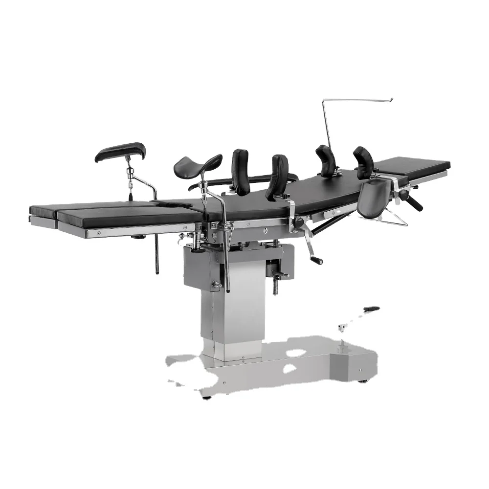 High Quality Medical Operating Table Mobile Manual Surgical Table for Hospital