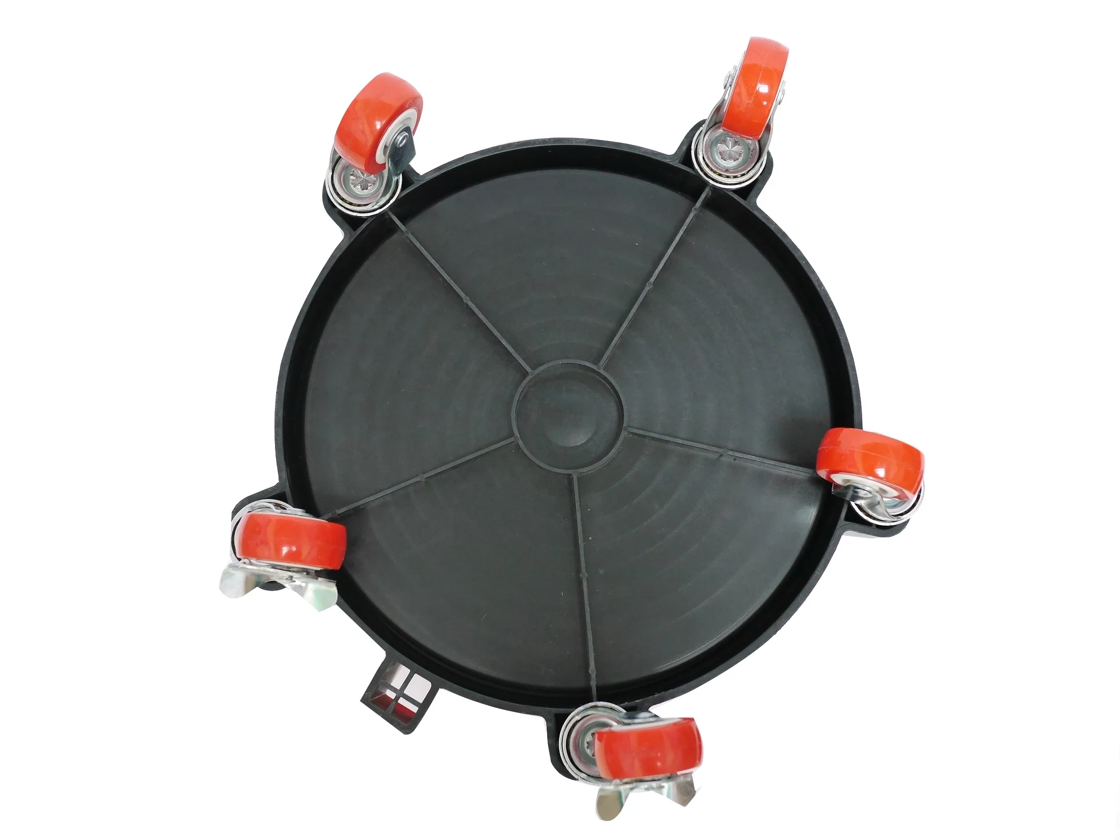 Plastic Bucket Dolly With 5 Wheels and 2 Locking Casters For Easy Car Washing Trolley Dolly Heavy Duty