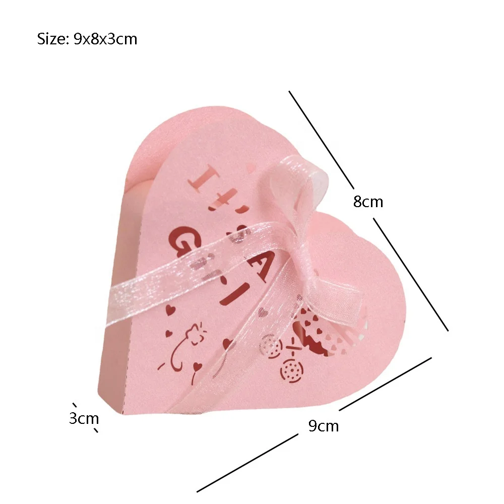 Its A Boy Girl Hollow Boxes Sweet Candy Packaging Box For Baby Baptism Shower Birthday Party Decor Supplies