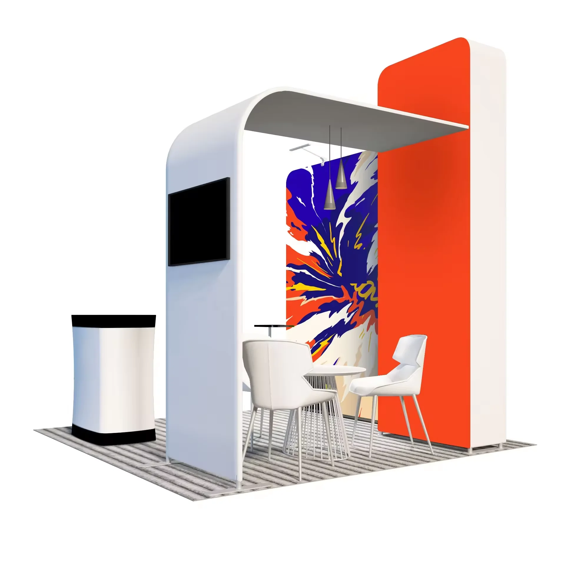 10x10ft Aluminum Modular New Design Trade Show Portable Light Weight Shelf Display Tradeshow Exhibition Booth