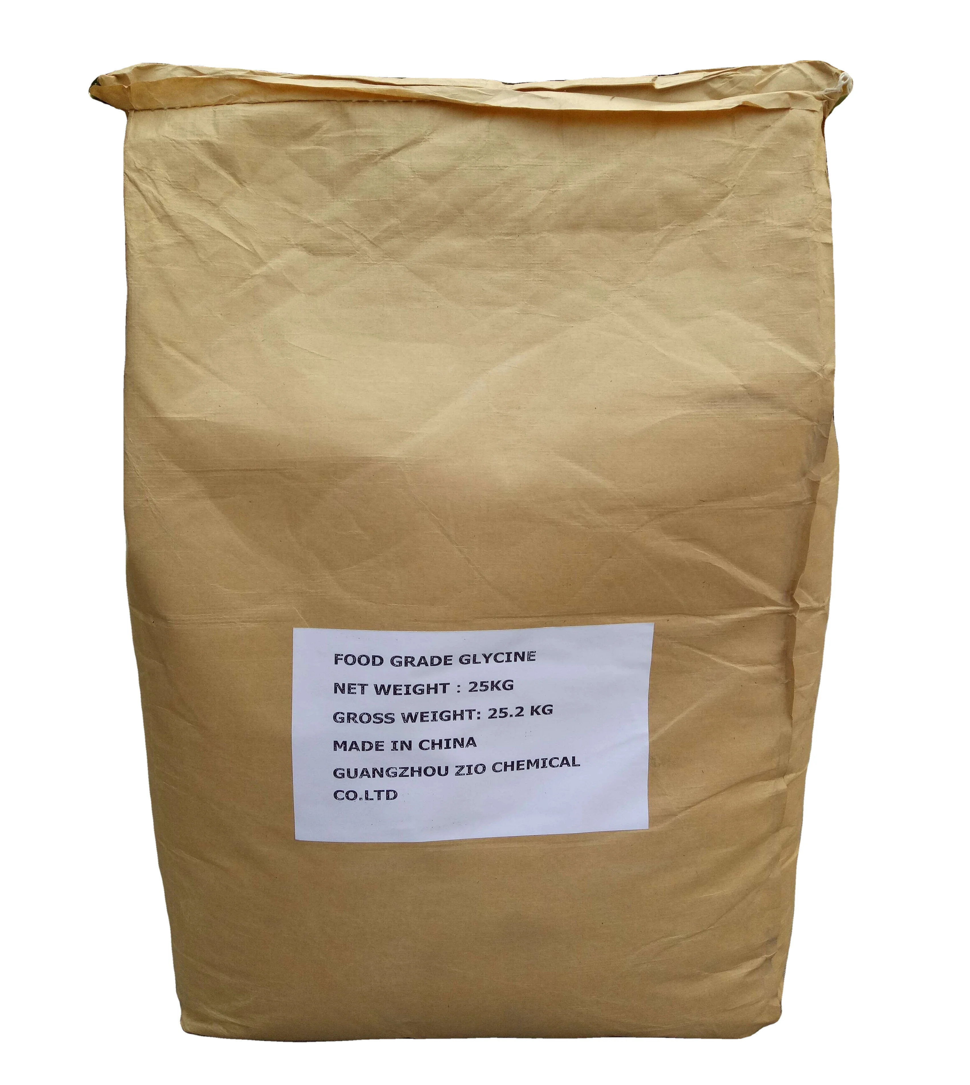 Glicine powder food grade glycine used in industry biochemical test and organic synthesis