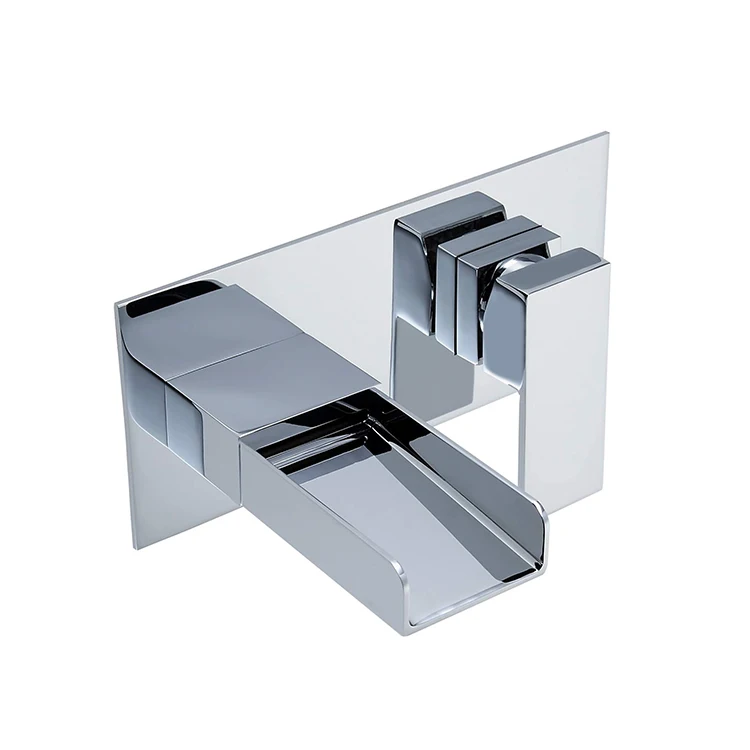 No.Y4504 Cheap Wall Mounted Chrome Waterfall Basin Faucet