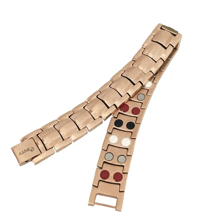 Blood Pressure Control Bracelet Magnetic Titanium Jewelry Health Energy