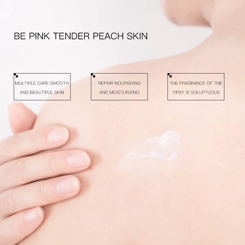 oem made in china peach moisturizing body lotion