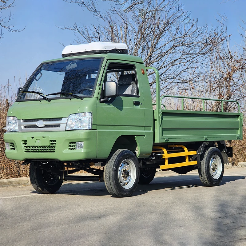 Electric garbage vehicle dustbin transfer vehicle mini cargo truck with tailplate functional Trolley Cleaning Janitorial Cart