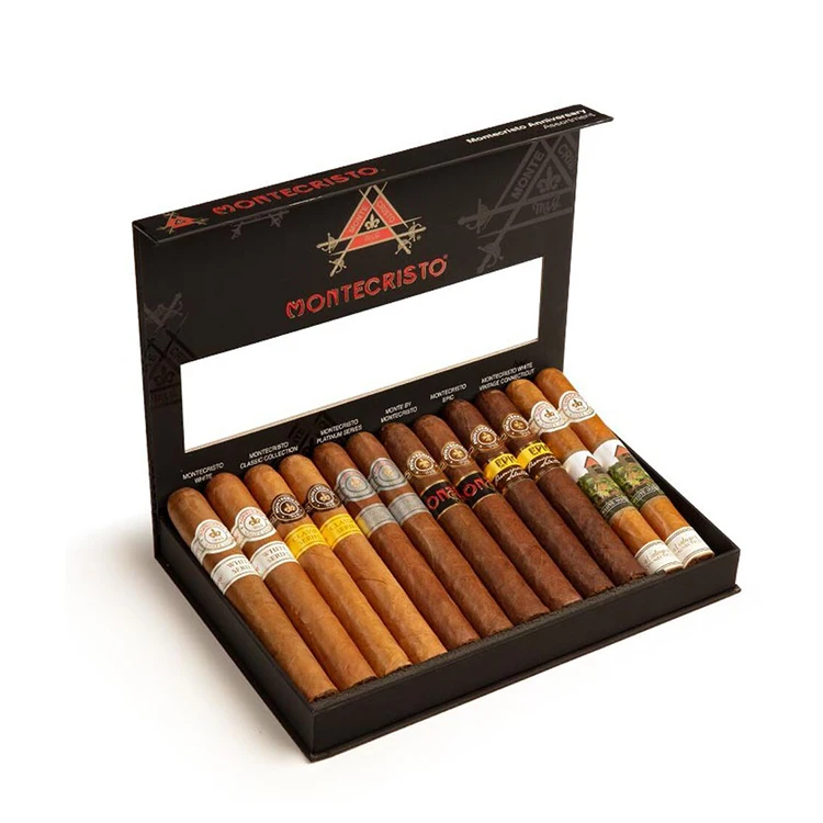 Custom logo cigar packing box handmade cigar box wholesale  cigar box